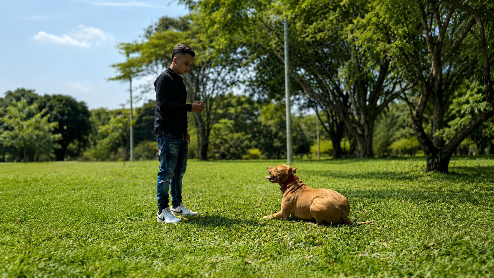 Entrenamiento de Junior Escuela Canina